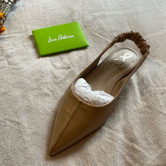 LEATHER BALLET FLATS NWT - Picture 2 of 4